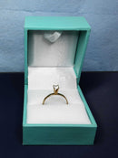 Women's Ring - Solitaire - Yellow Gold 10k (.417) 1.1 grams Size 7