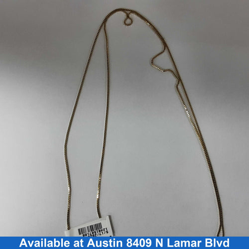 Chain - Yellow Gold 14k (.585) 2.9 grams 22 inch