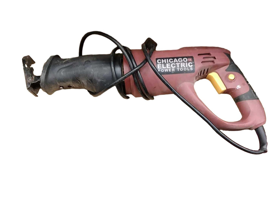 Chicago Electric 62370 Red Corded Reciprocating Saw