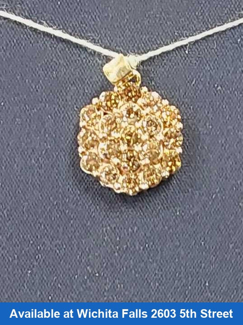 Diamond Pendant - Yellow Gold 10k (.417) 1.4 grams