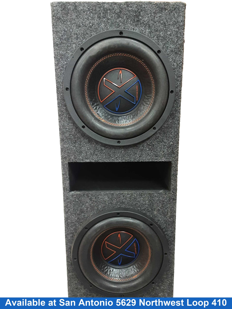 Quantum Audio 10in Speaekrs X2 Black Car Sub-Woofer