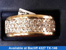 Ring - Wedding Band - Yellow Gold 10k (.417) 7.1 grams Size 10