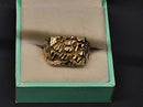 Men's Ring - Yellow Gold 10k (.417) 8.6 grams Size 11.5