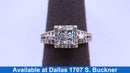 Women's Ring - White Gold 14k (.585) 4.7 grams Size 7