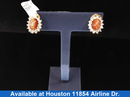 Earrings - Yellow Gold 14k (.585) 6.5 grams