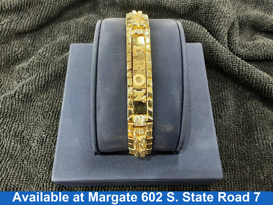 ID Bracelet - Yellow Gold 14k (.585) 45.6 grams 8 inch