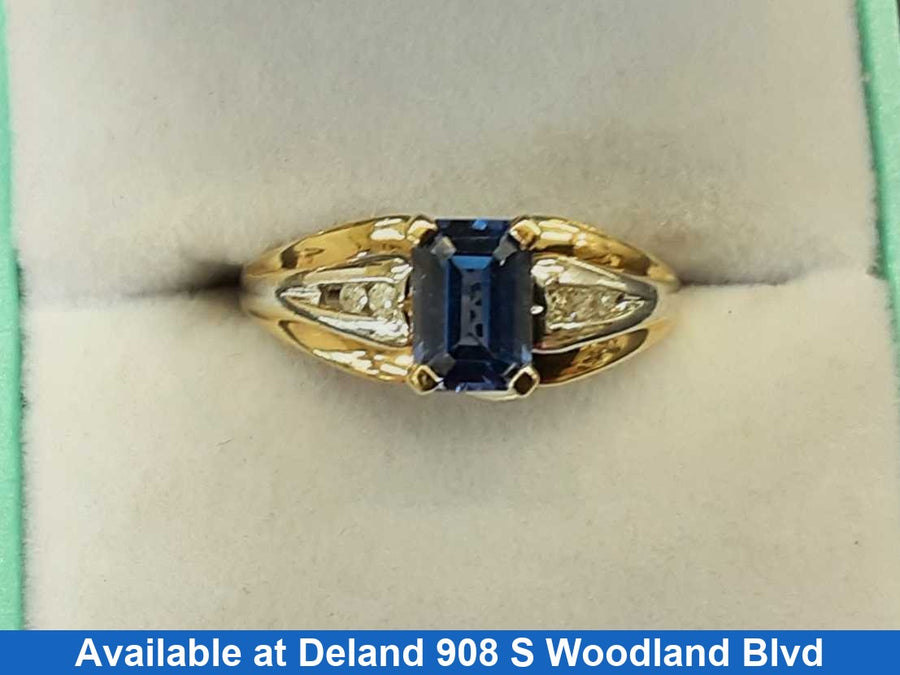Women's Ring - Yellow Gold 10k (.417) 2.4 grams Size 9