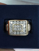 Men's Ring - Yellow Gold 14k (.585) 10.9 grams Size 14.5