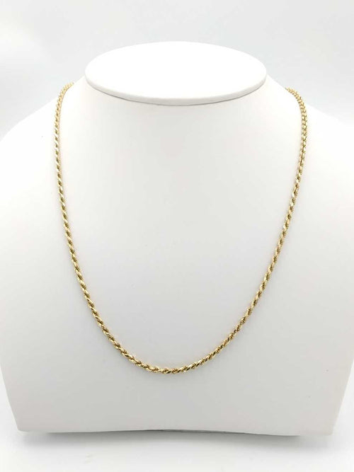 Rope Chain - Yellow Gold 14k (.585) 8.8 grams 20 inch