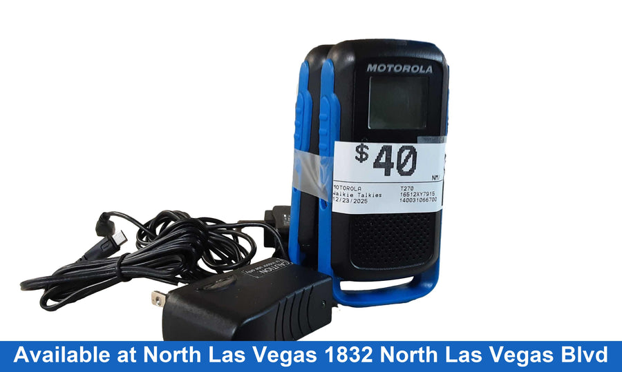 Motorola T270 Blue Walkie Talkie