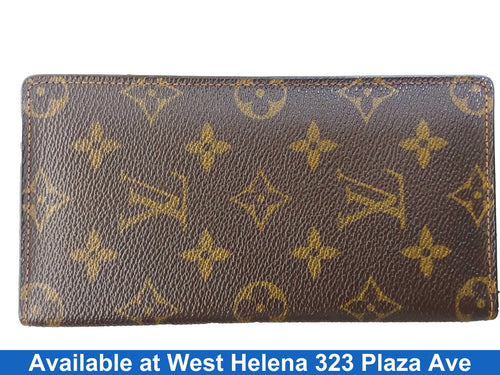 Louis Vuitton Monogram Check Holder Brown Wallet