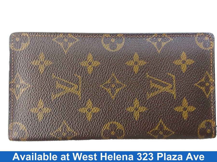 Louis Vuitton Monogram Check Holder Brown Wallet