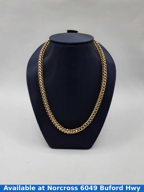 10kt Fox Tail Chain