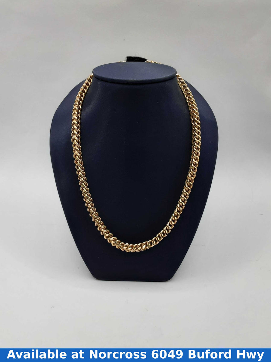 10kt Fox Tail Chain
