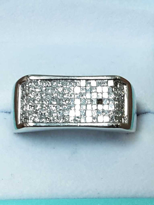 Men's Ring - White Gold 10k (.417) 9.6 grams Size 12