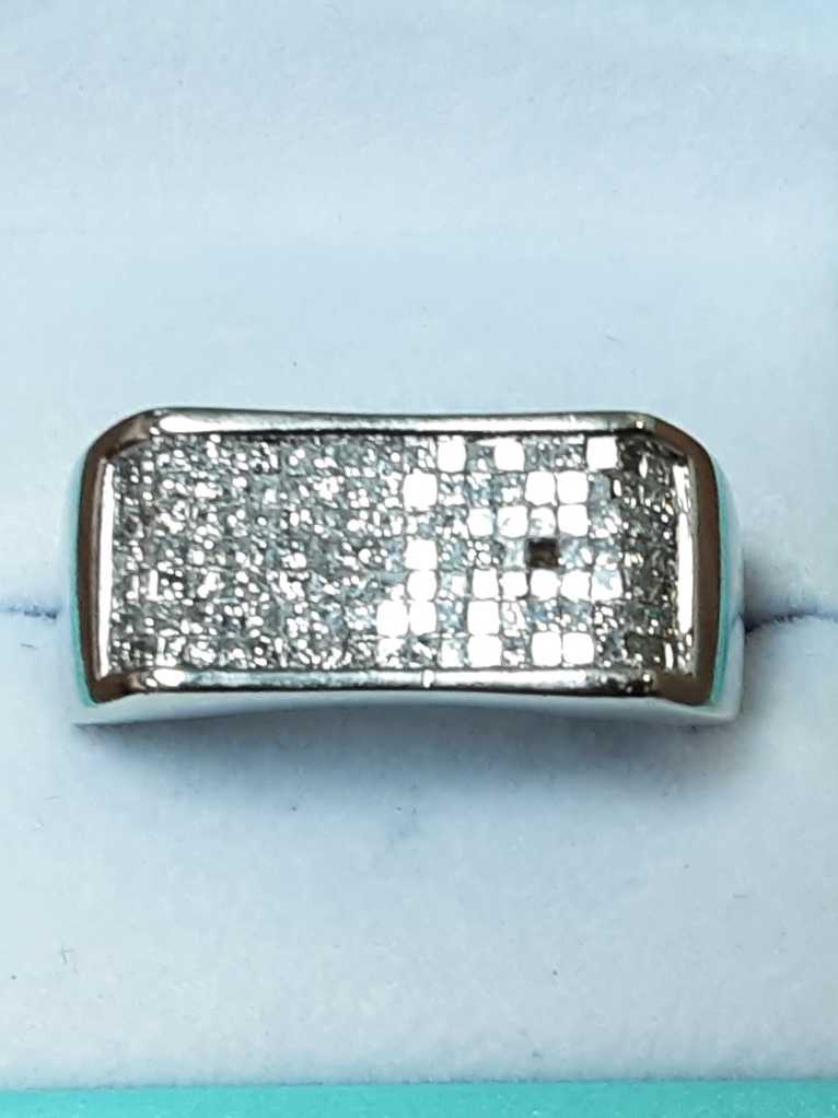 Men's Ring - White Gold 10k (.417) 9.6 grams Size 12