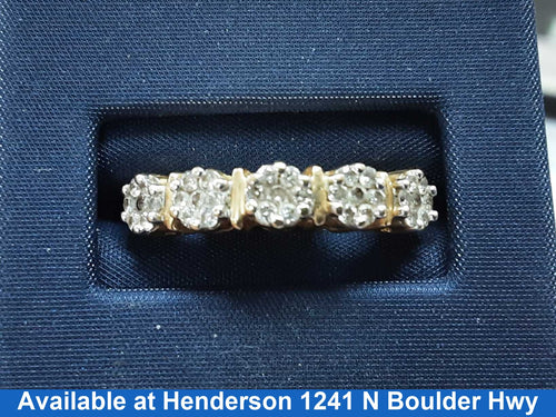 Women's Ring - Yellow Gold 14k (.585) 3.7 grams Size 20