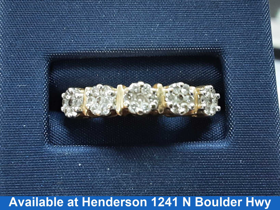 Women's Ring - Yellow Gold 14k (.585) 3.7 grams Size 20