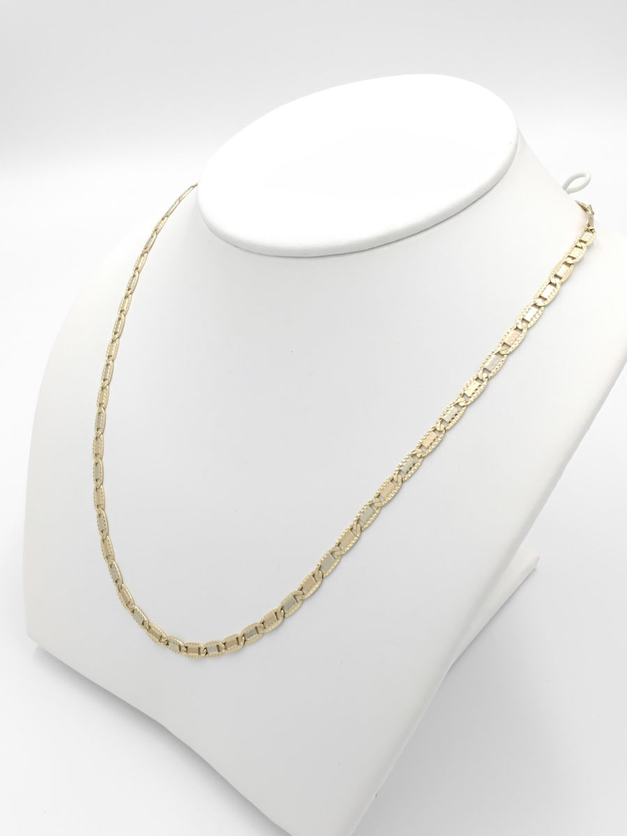 Gucci Chain - Tricolor Gold 14k (.585) 9.8 grams 20 inch