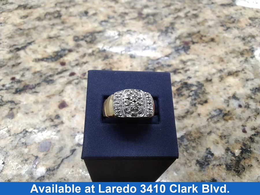Women's Ring - Yellow Gold 10k (.417) 8 grams Size 10