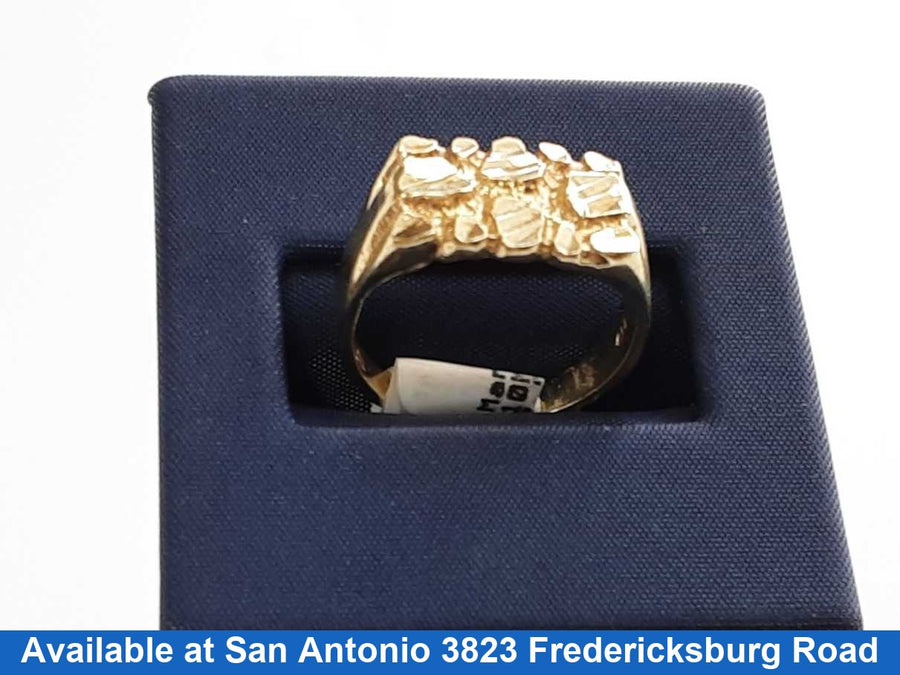 Men's Ring - Yellow Gold 10k Size 7