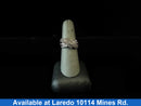 Women's Ring - White Gold 10k (.417) 4.8 grams Size 7.5