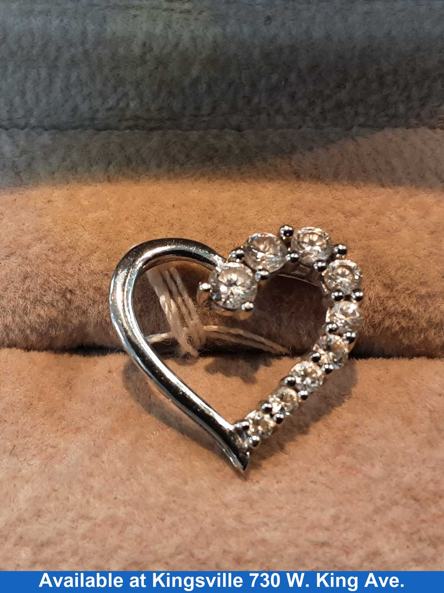 Pendant - White Gold 10k (.417) 1.2 grams