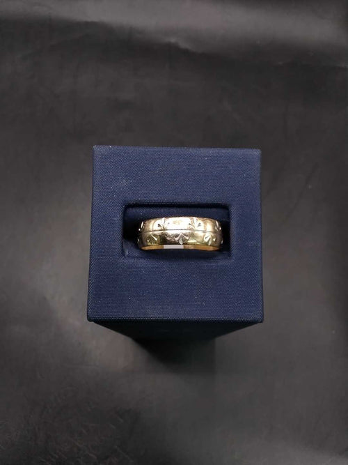 Ring - Wedding Band - Yellow Gold 14k (.585) 4.6 grams Size 7