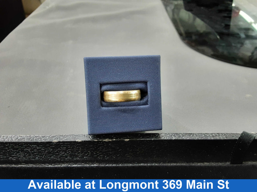 Men's Ring - Yellow Gold 14k (.585) 5.2 grams Size 9