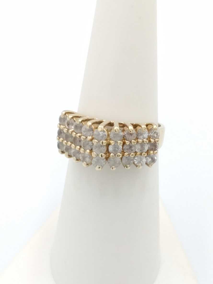 Women's Ring - Yellow Gold 14k (.585) 5.4 grams Size 7