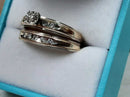 Ring - Engagement Set - Yellow Gold 14k (.585) 6.5 grams Size 9