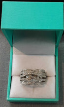 Women's Ring - White Gold 14k (.585) 6.2 grams Size 10