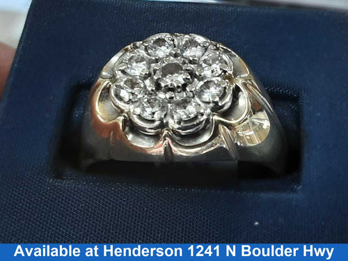 Men's Ring - Yellow Gold 14k (.585) 7.3 grams Size 10.5