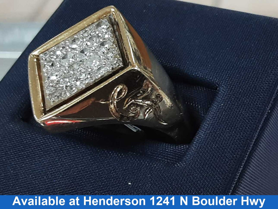 Men's Ring - Yellow Gold 14k (.585) 8.2 grams Size 10