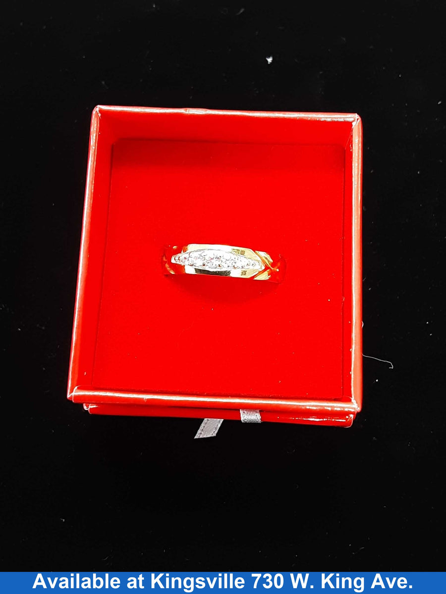 Ring - Wedding Band - Yellow Gold 10k (.417) 2.8 grams Size 12