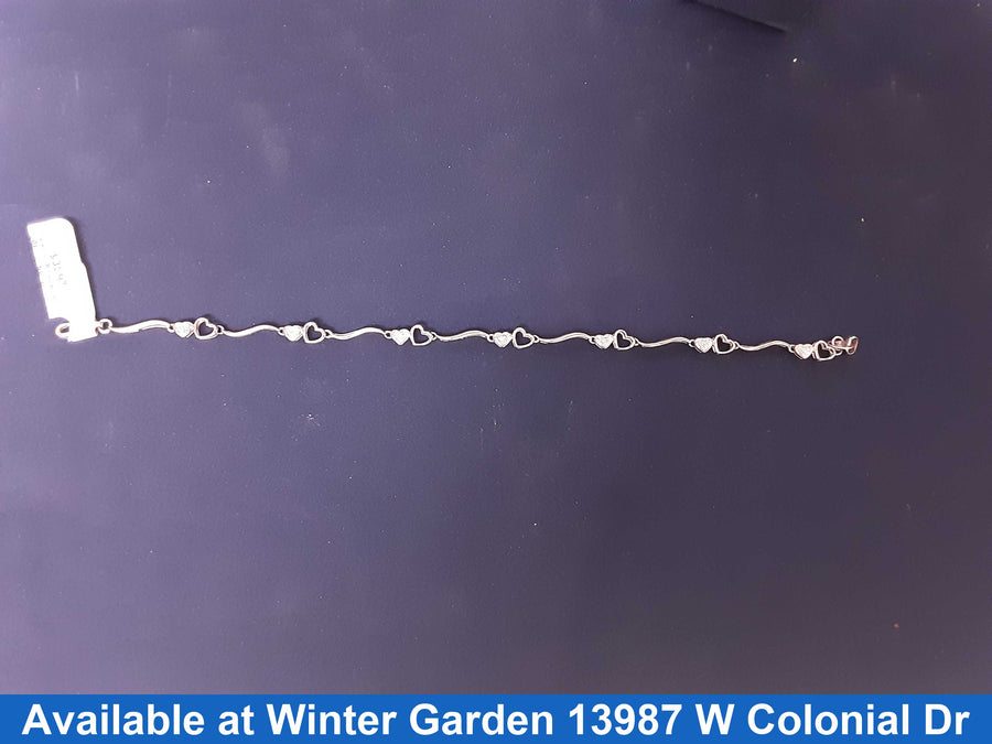 Bracelet - White Gold 10k (.417) 3.6 grams 7 inch