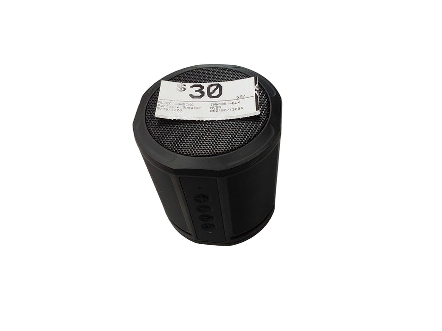 Altec Lansing Imw1051-blk Black Portable Speaker
