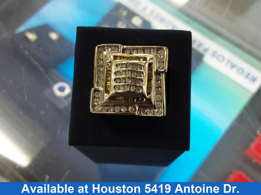 Men's Ring - White Gold 10k (.417) 12.4 grams Size 10