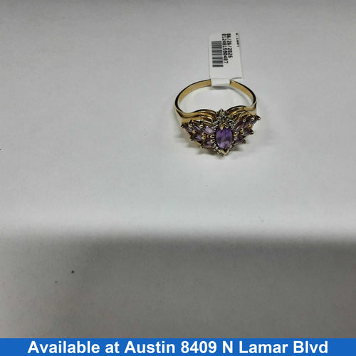 Women's Ring - Yellow Gold 10k (.417) 3.5 grams Size 7