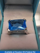 Women's Ring - White Gold 14k (.585) 9.4 grams Size 10.5