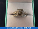Ring - Engagement Set - White Gold 10k (.417) 6 grams Size 7