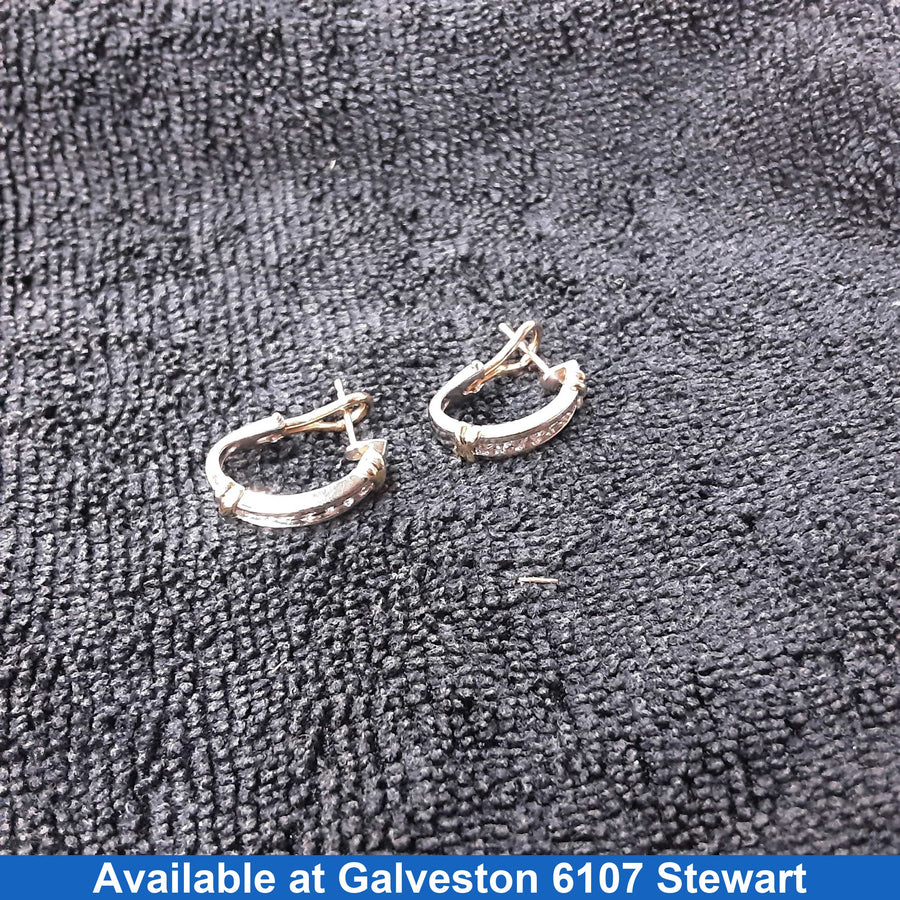 Earrings - Yellow Gold 14k (.585) 5.3 grams