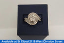 Ring - Wedding Set - White Gold 14k (.585) 6.84 grams Size 6.5