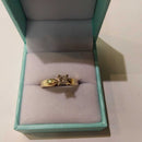 Women's Ring - Solitaire - Yellow Gold 14k (.585) 4.5 grams Size 7.5