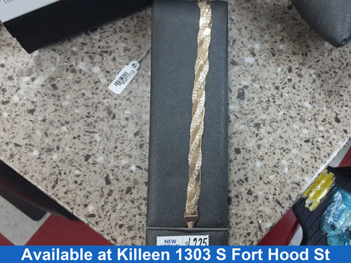 Herringbone Bracelet - Yellow Gold 14k (.585) 8.6 grams 5 inch