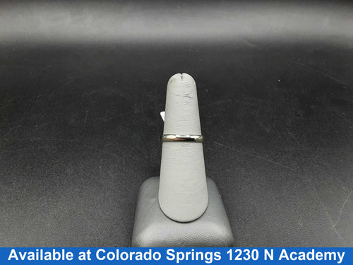Ring - Wedding Band - White Gold 14k (.585) 2.6 grams Size 7
