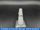 Ring - Wedding Band - White Gold 14k (.585) 2.6 grams Size 7