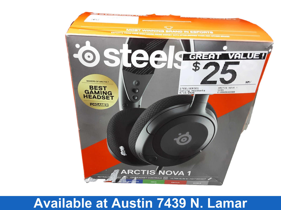 Steelseries Arctis Nova 1 Black Gaming Headset