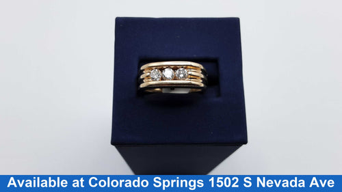 Ring - Wedding Band - Yellow Gold 14k (.585) 7.9 grams Size 8