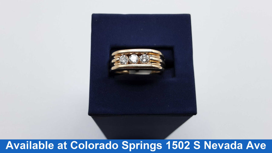 Ring - Wedding Band - Yellow Gold 14k (.585) 7.9 grams Size 8